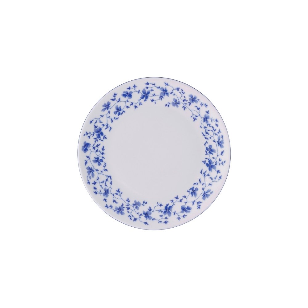 Rosenthal Form 1382 Blaublüten set of 6 dinner plates 17 cm