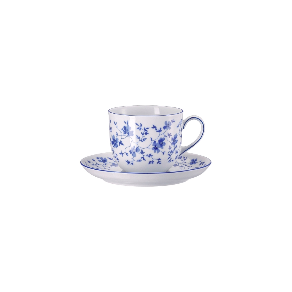 Rosenthal Form 1382 Blaublüten 6 coffee cups with saucers 18 cl