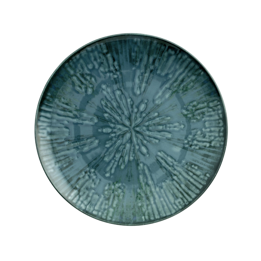 Arthur Krupp Set of 4 Fusion Blue flat plates diam. 28 cm