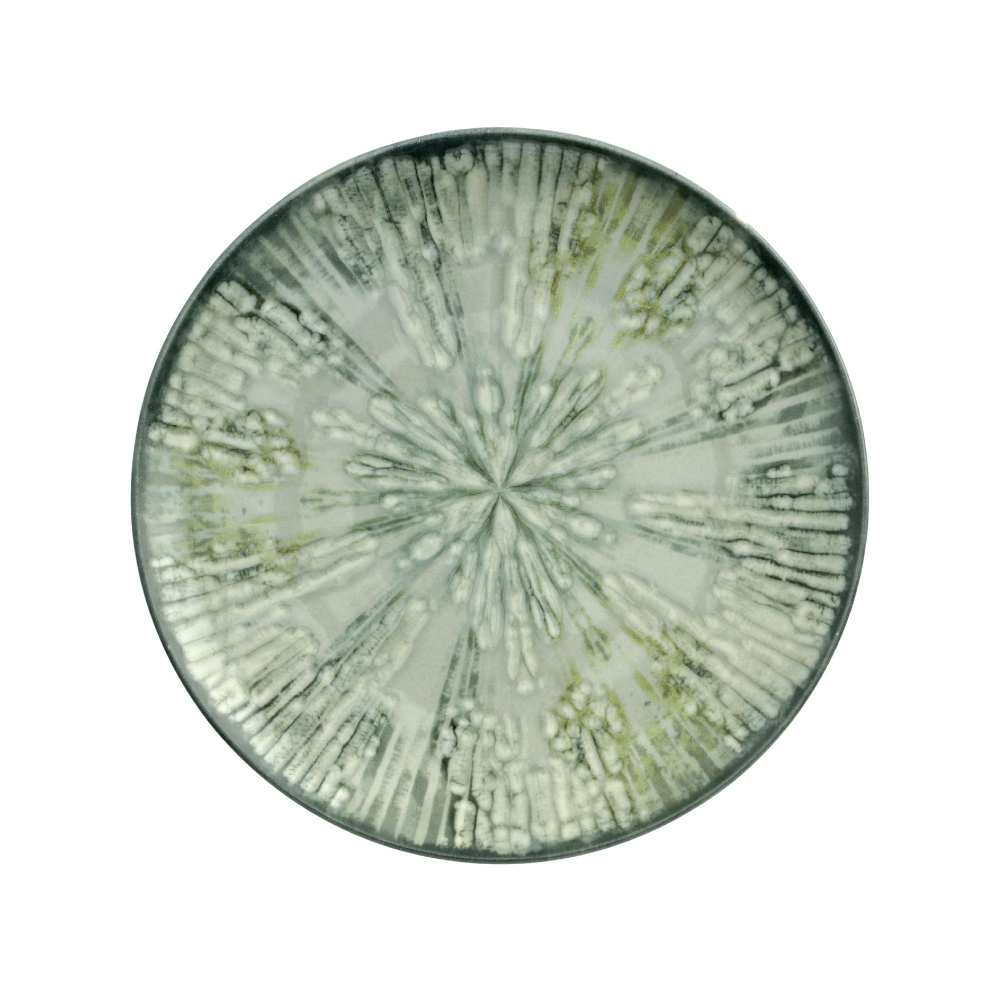 Arthur Krupp Set of 4 Fusion Grey flat plates diam. 28 cm