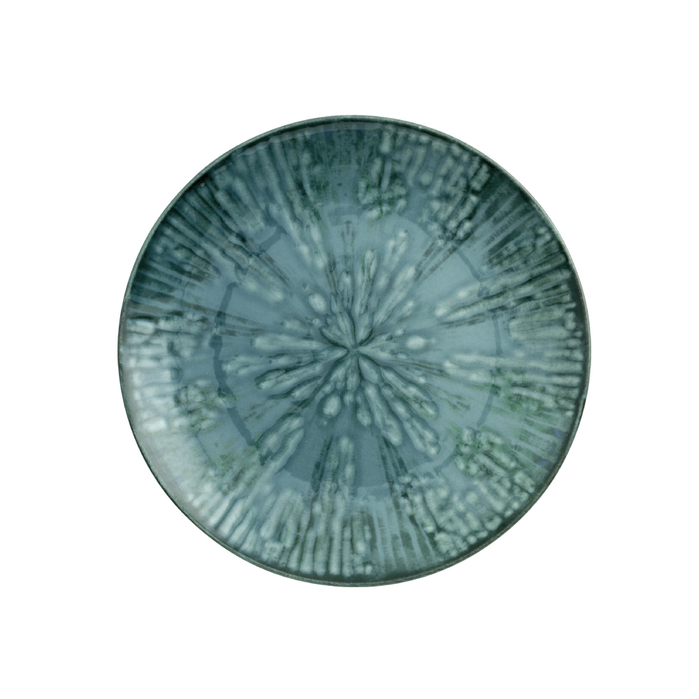 Arthur Krupp Set of 4 Fusion Blue flat plates diam. 20 cm