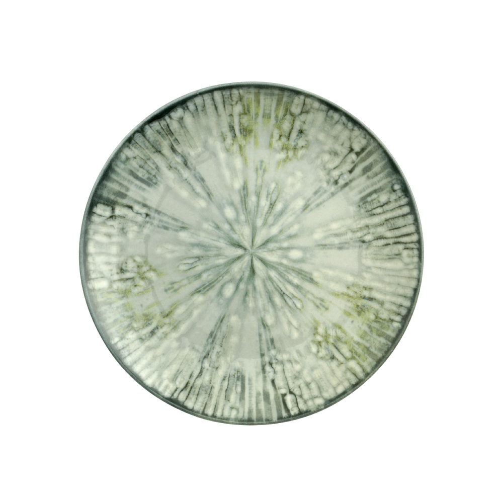 Arthur Krupp Set of 4 Fusion Grey flat plates diam. 20 cm