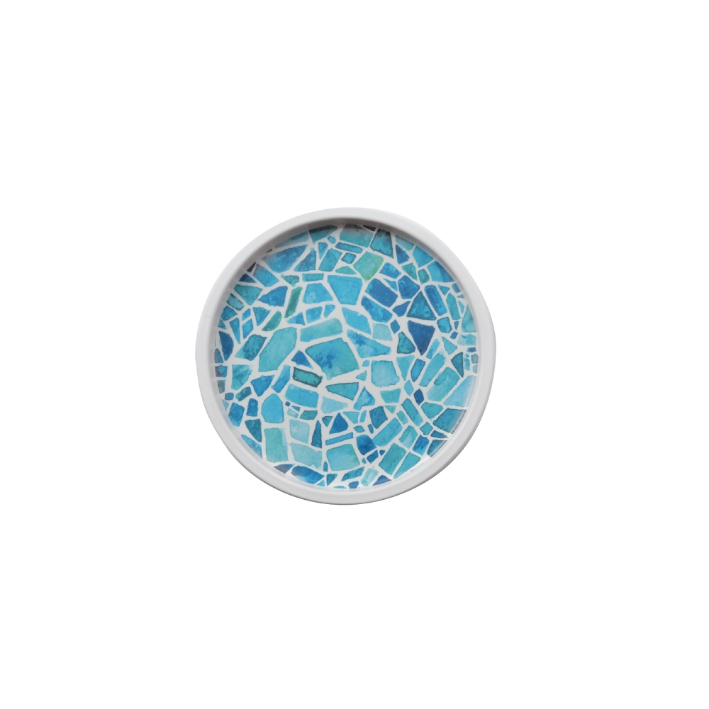 Arthur Krupp Set 4 piatti Mosaic diam 14 cm