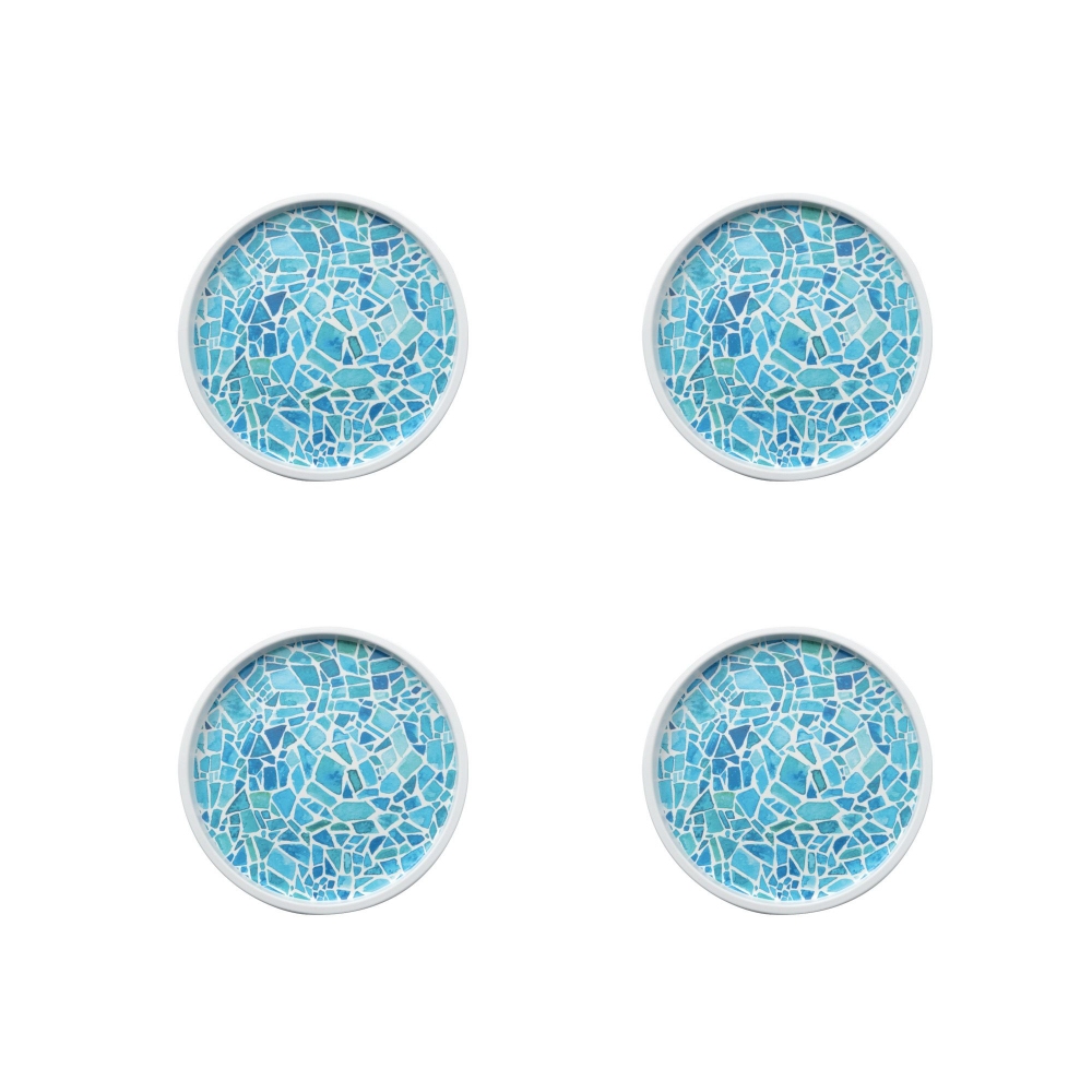 Arthur Krupp Set of 4 Mosaic plates...
