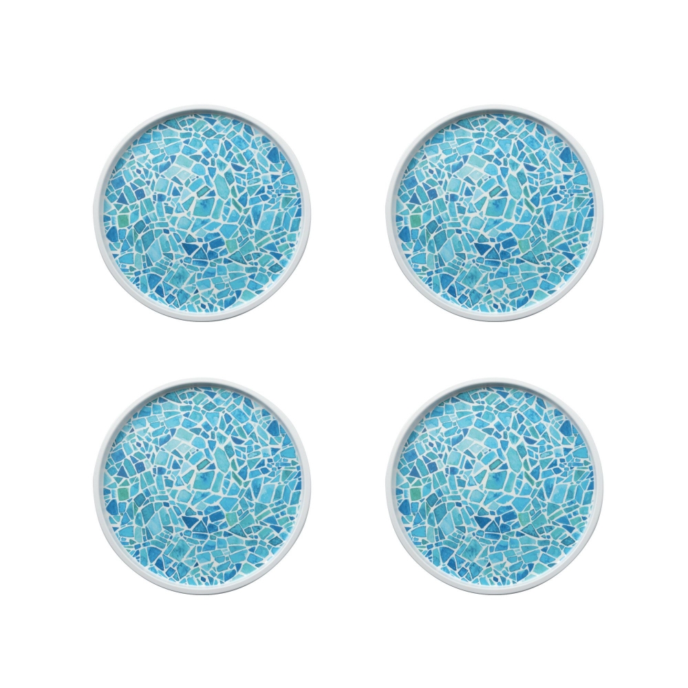 Arthur Krupp Set of 4 Mosaic plates...