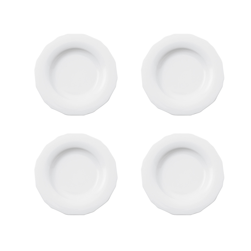 Arthur Krupp Set of 4 Garden White...