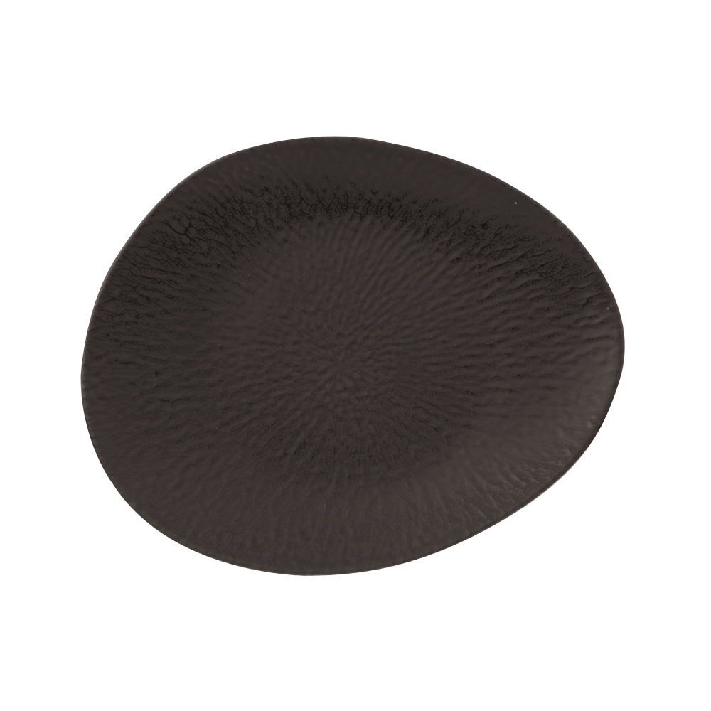 Arthur Krupp Set 4 piatti organici Stoneware onyx 31x26 cm