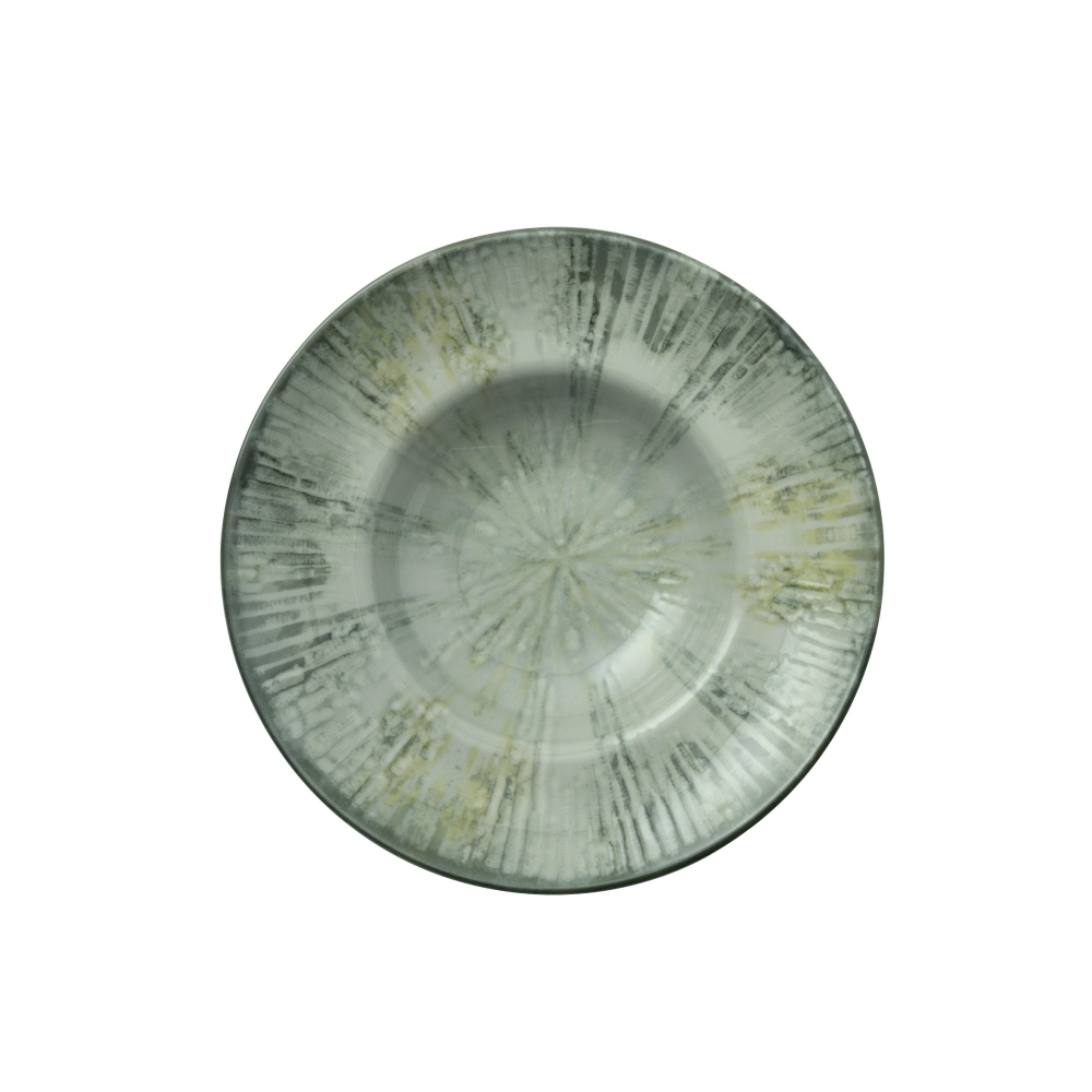 Arthur Krupp Set of 4 Pasta Fusion Grey plates diam. 27 cm