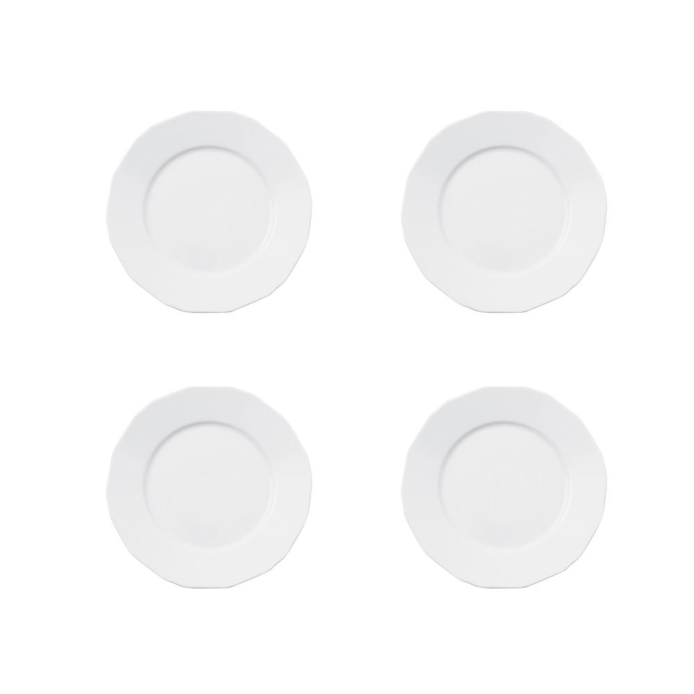 Arthur Krupp Set of 4 Garden White...