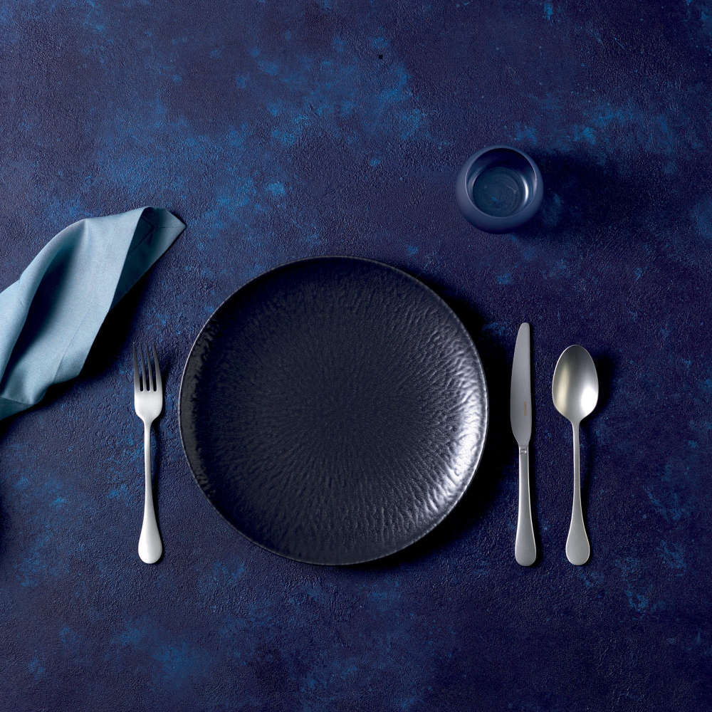 Arthur Krupp Set 4 piatti piani Stoneware Onyx diam 27,5 cm