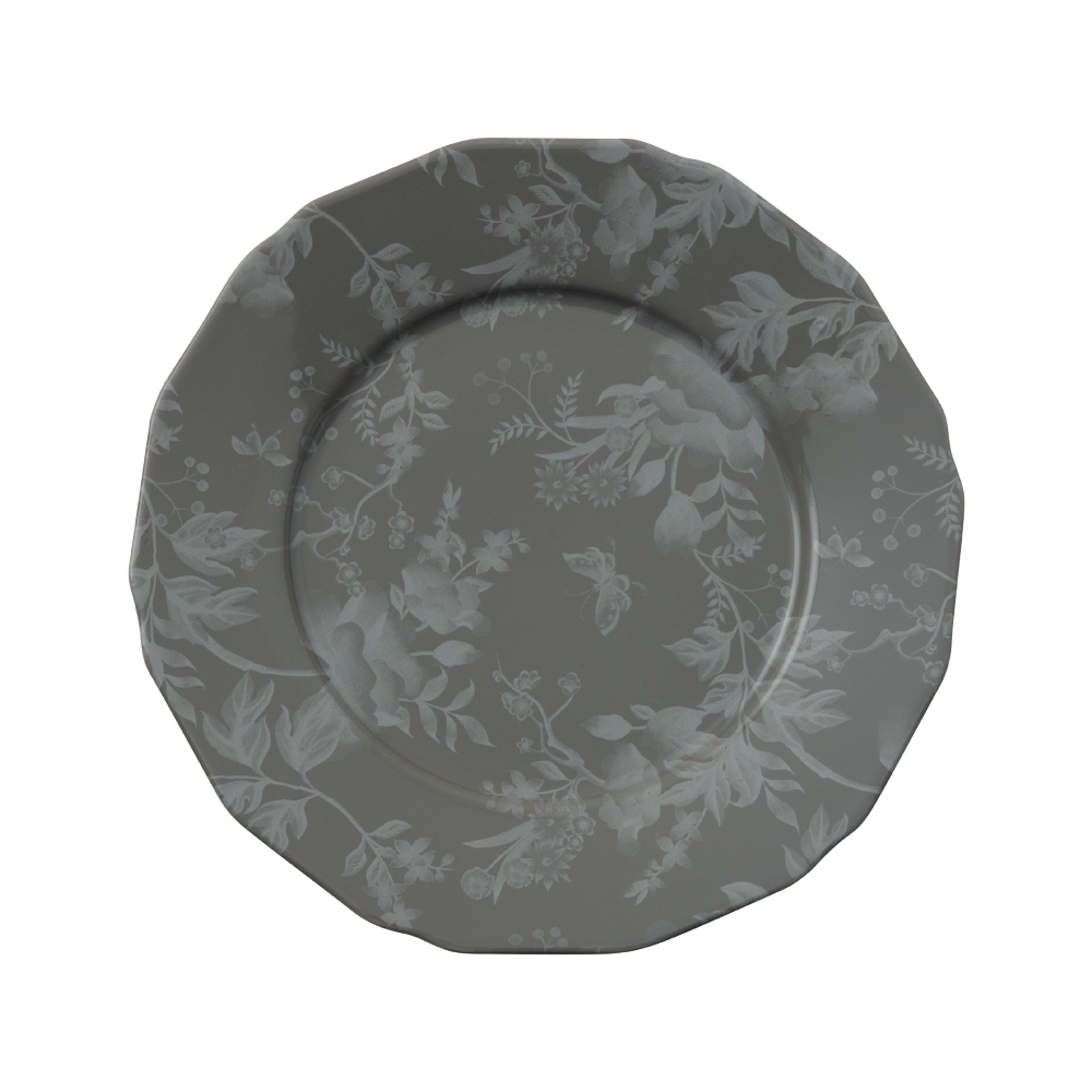 Arthur Krupp Set 4 piatti piani Garden Glamour Grey diam 28.5 cm