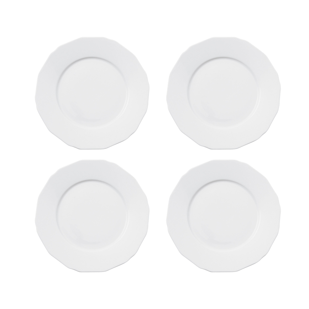 Arthur Krupp Set of 4 Garden White...