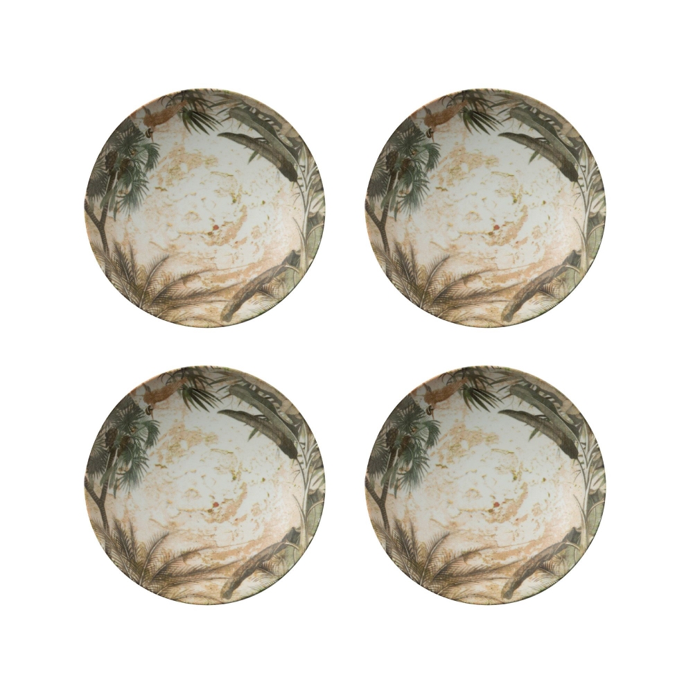 Arthur Krupp Set of 4 Stoneware Eden...