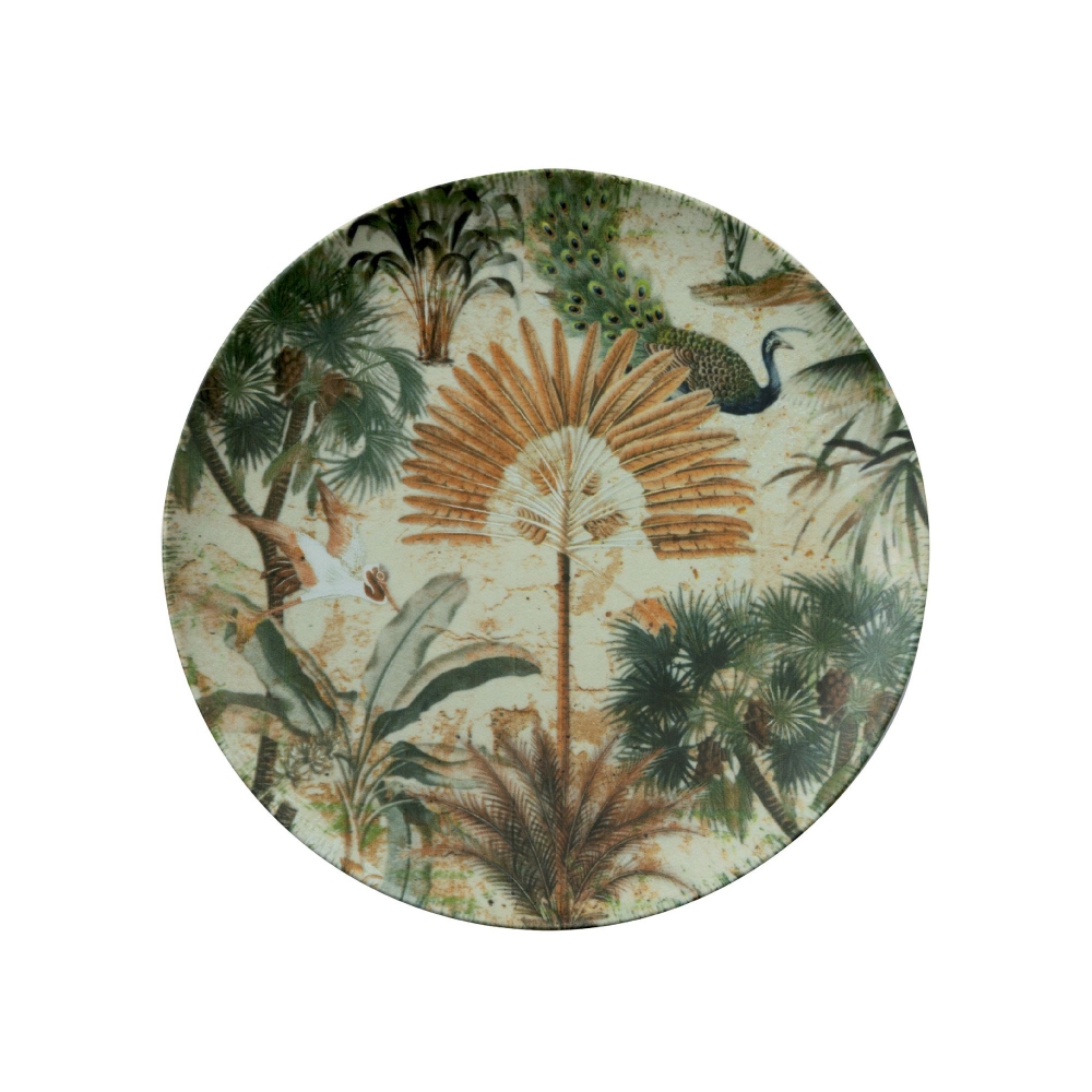 Arthur Krupp Set of 4 Stoneware Eden dinner plates diam. 27.5 cm