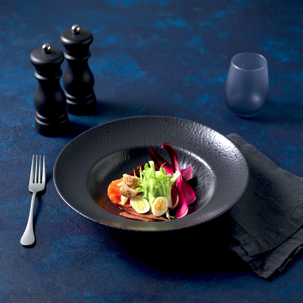 Arthur Krupp Set 4 piatti pasta Stoneware Onyx diam 29,5 cm