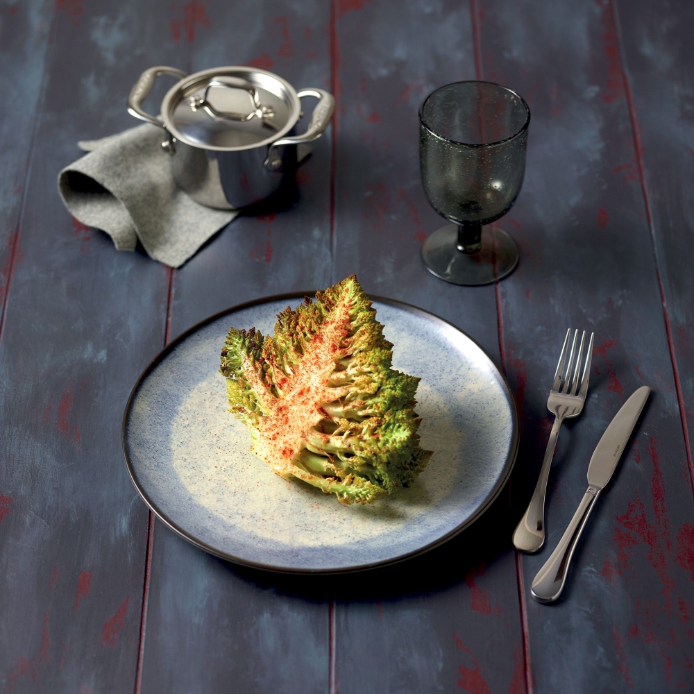 Arthur Krupp Set 4 piatti piani diam 20 cm Stoneware shade matt sea