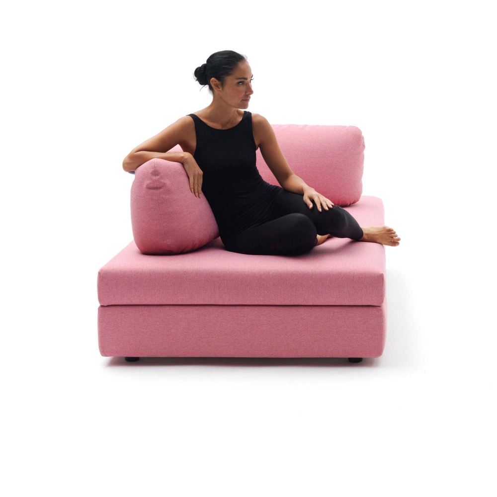 Campeggi Big-Bag single sofa bed and double bed with three backrests