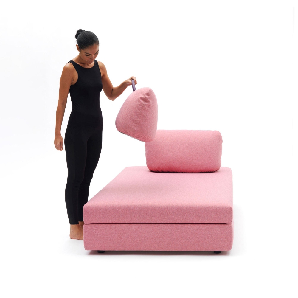 Campeggi Big-Bag single sofa bed and double bed with three backrests