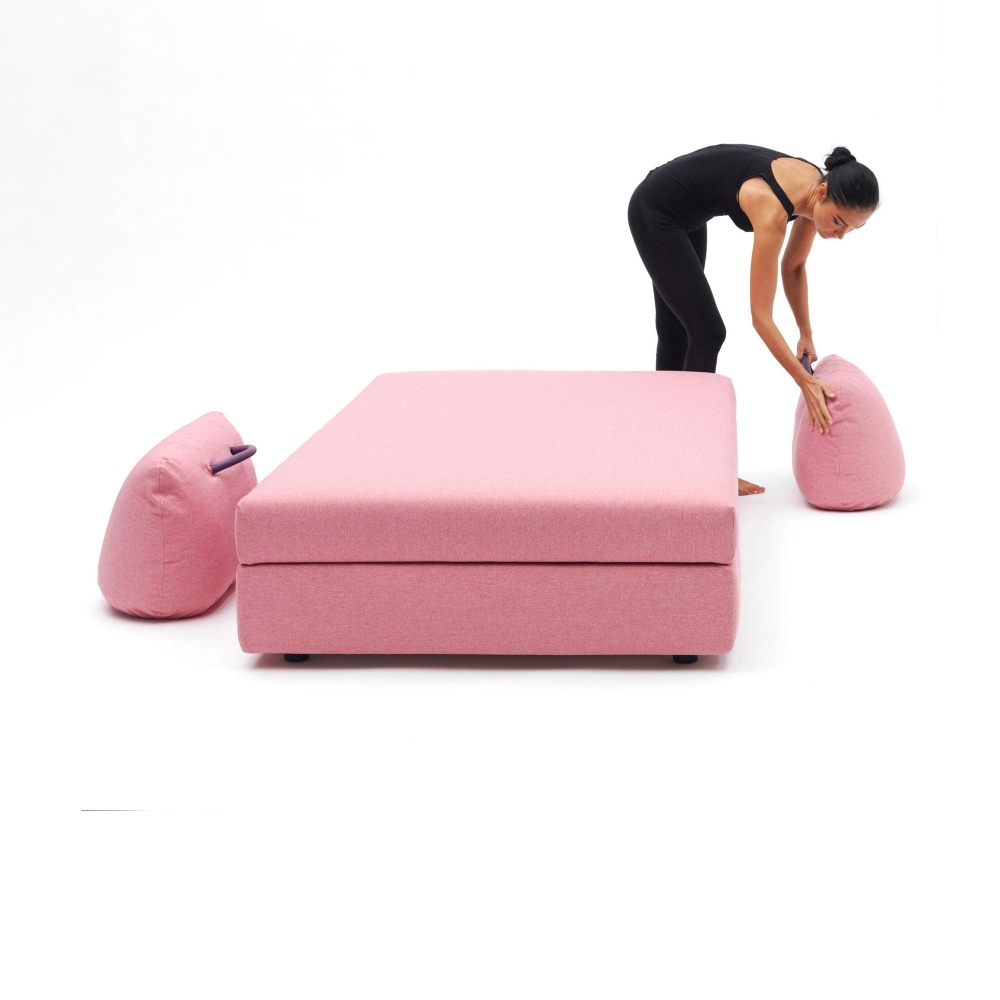 Campeggi Divano letto singolo e letto matrimoniale con tre schienali Big-Bag