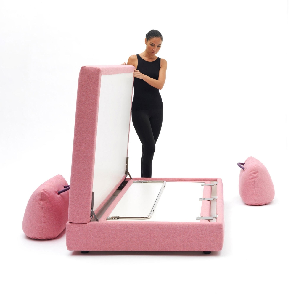 Campeggi Big-Bag single sofa bed and double bed with three backrests