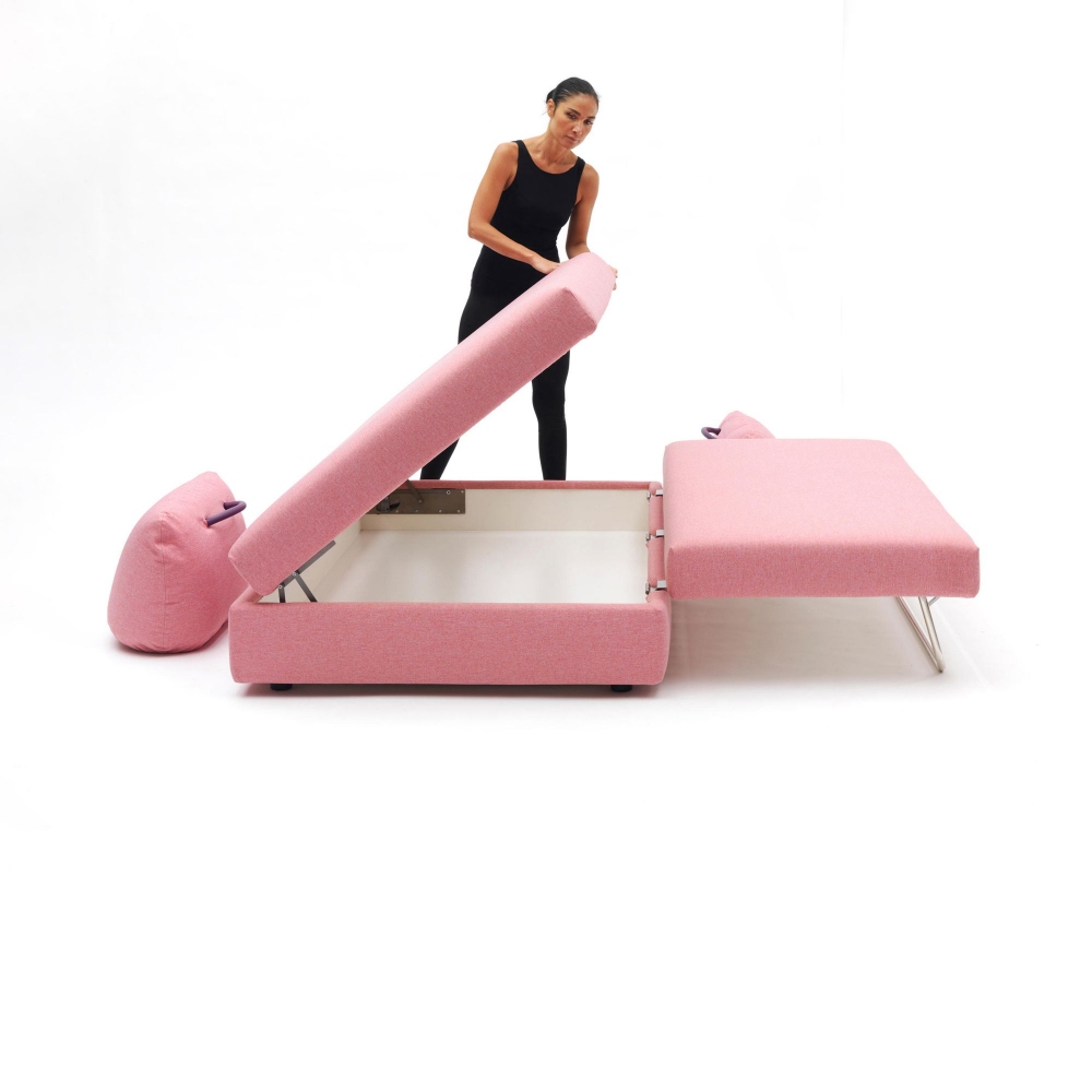 Campeggi Big-Bag single sofa bed and double bed with three backrests