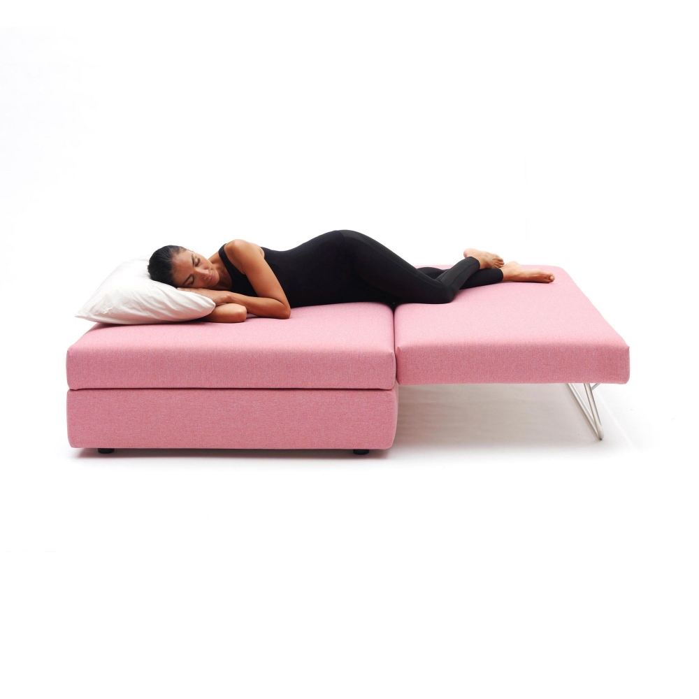 Campeggi Big-Bag single sofa bed and double bed with three backrests