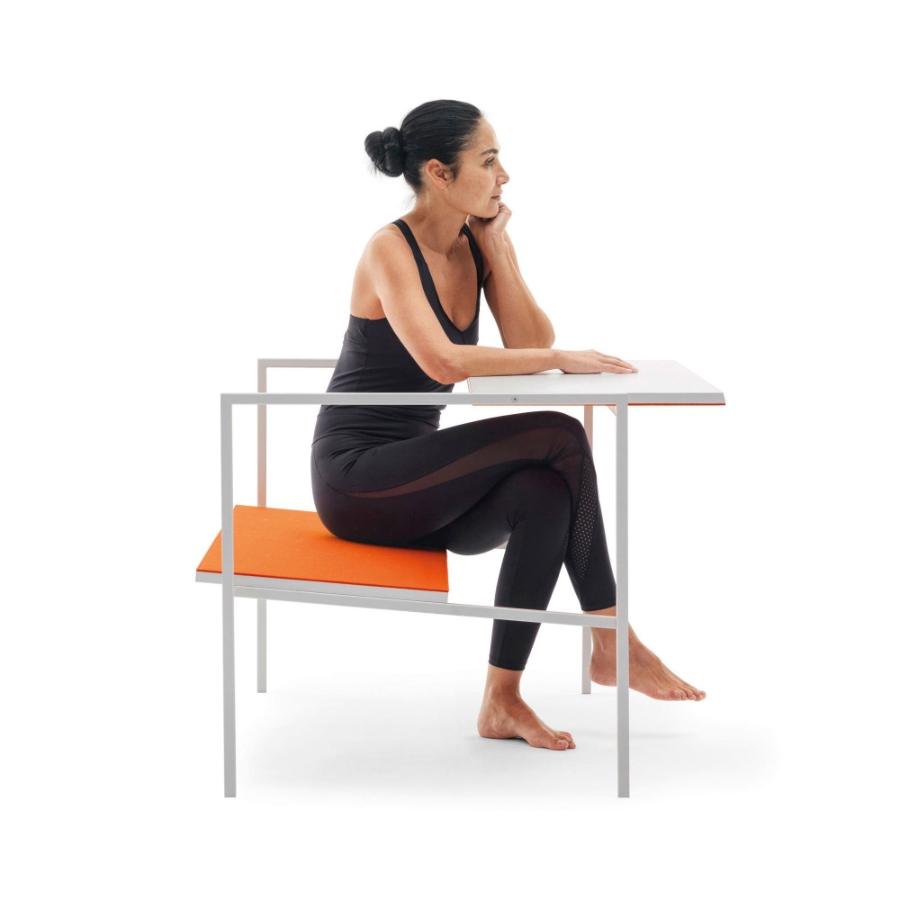 Campeggi Kai stylized bench with desk