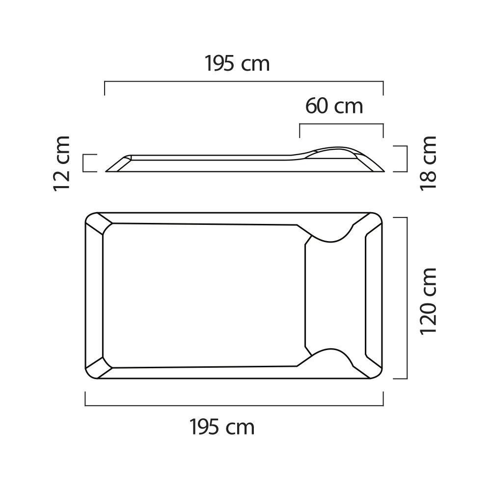 My Your Materassone Galleggiante Louis