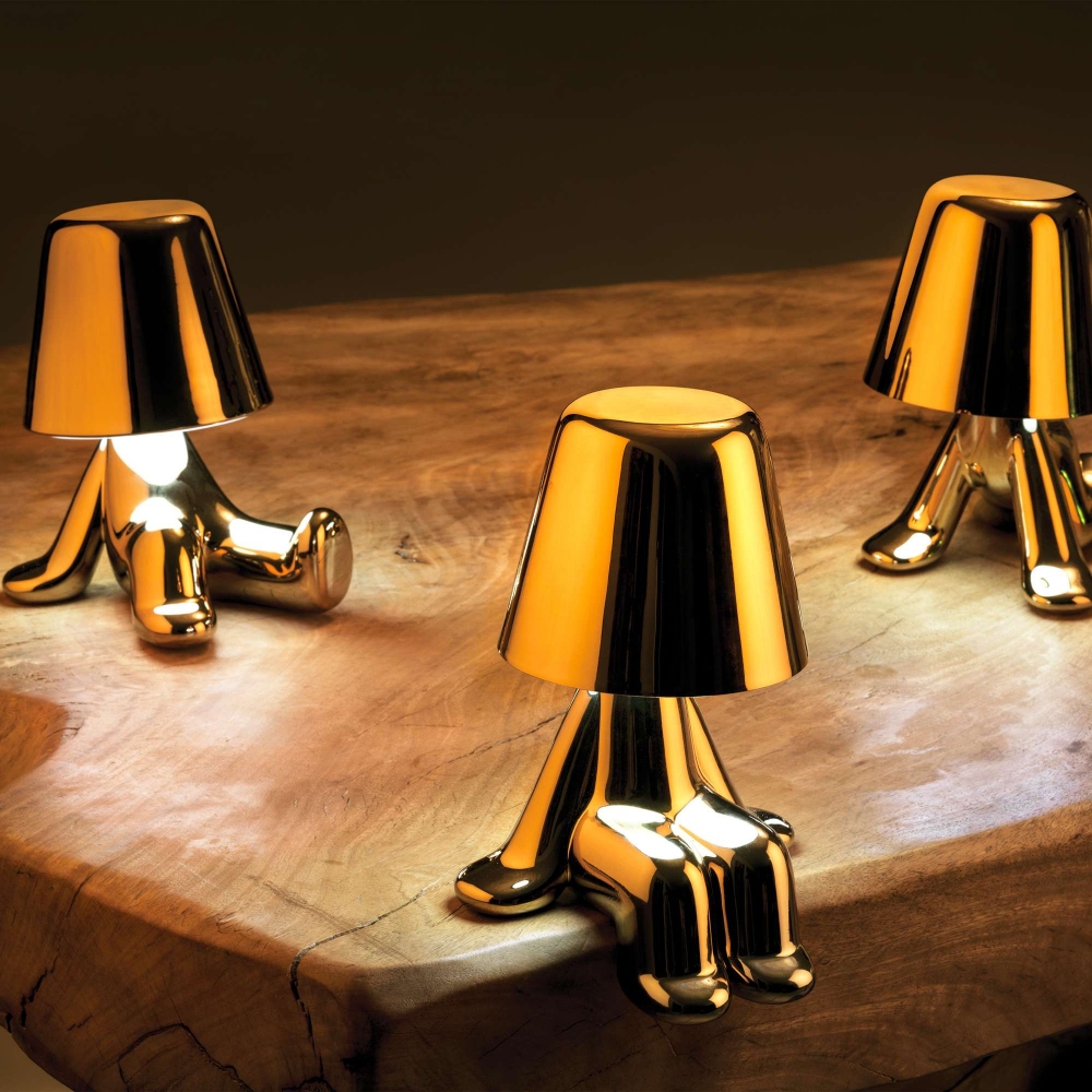 Qeeboo Lampada da tavolo Golden Brothers - Bob