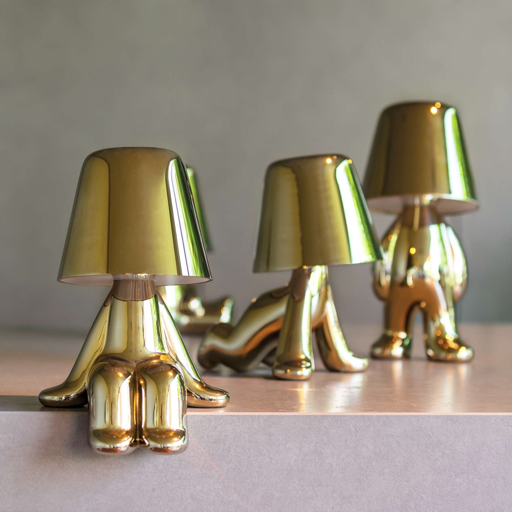 Qeeboo Golden Brothers - Sam table lamp