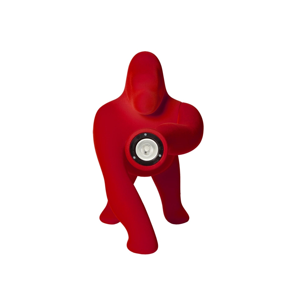 Qeeboo Lampada da tavolo Kong Velvet XS