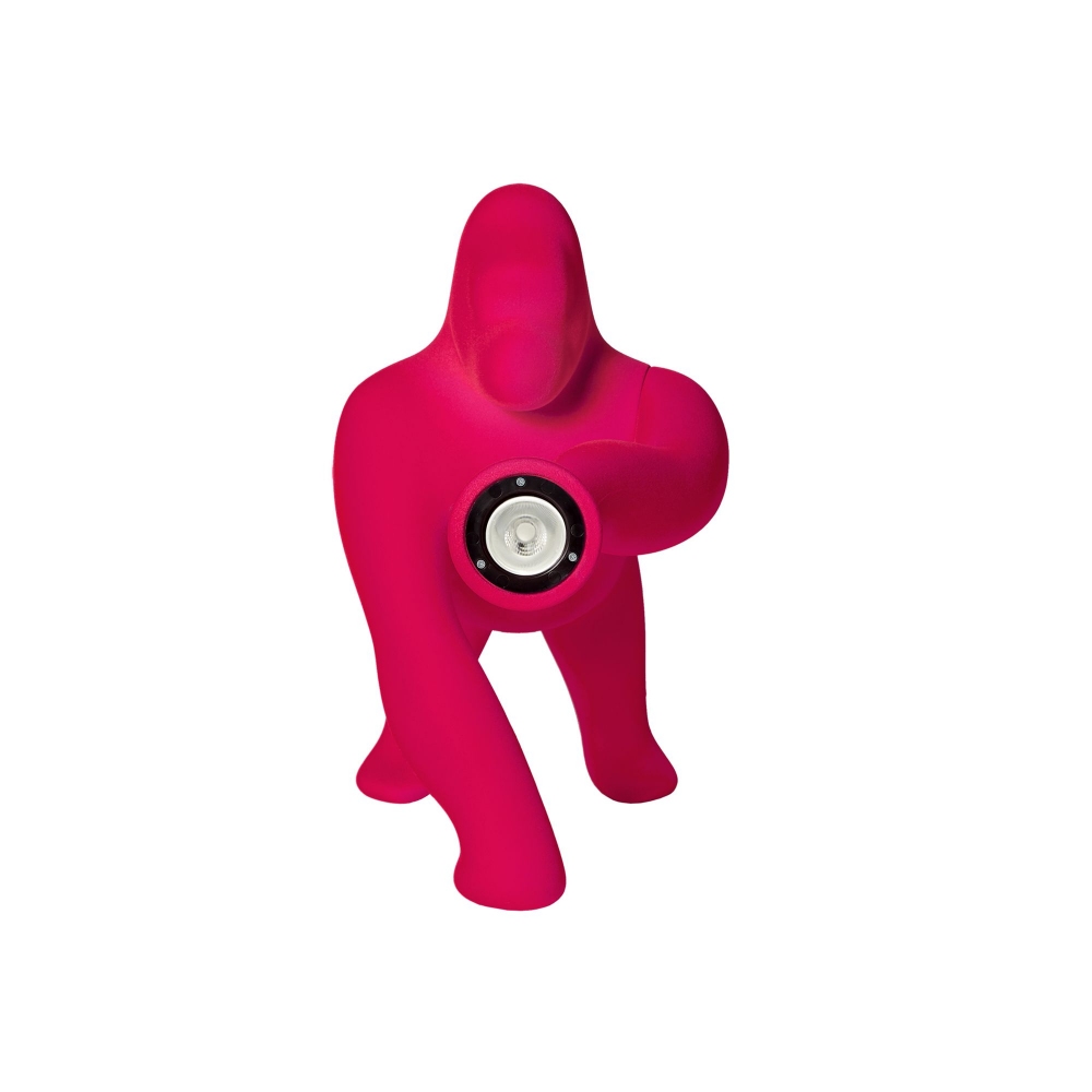 Qeeboo Lampada da tavolo Kong Velvet XS
