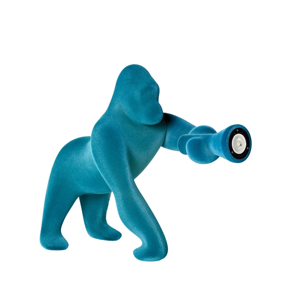 Qeeboo Lampada da tavolo Kong Velvet XS