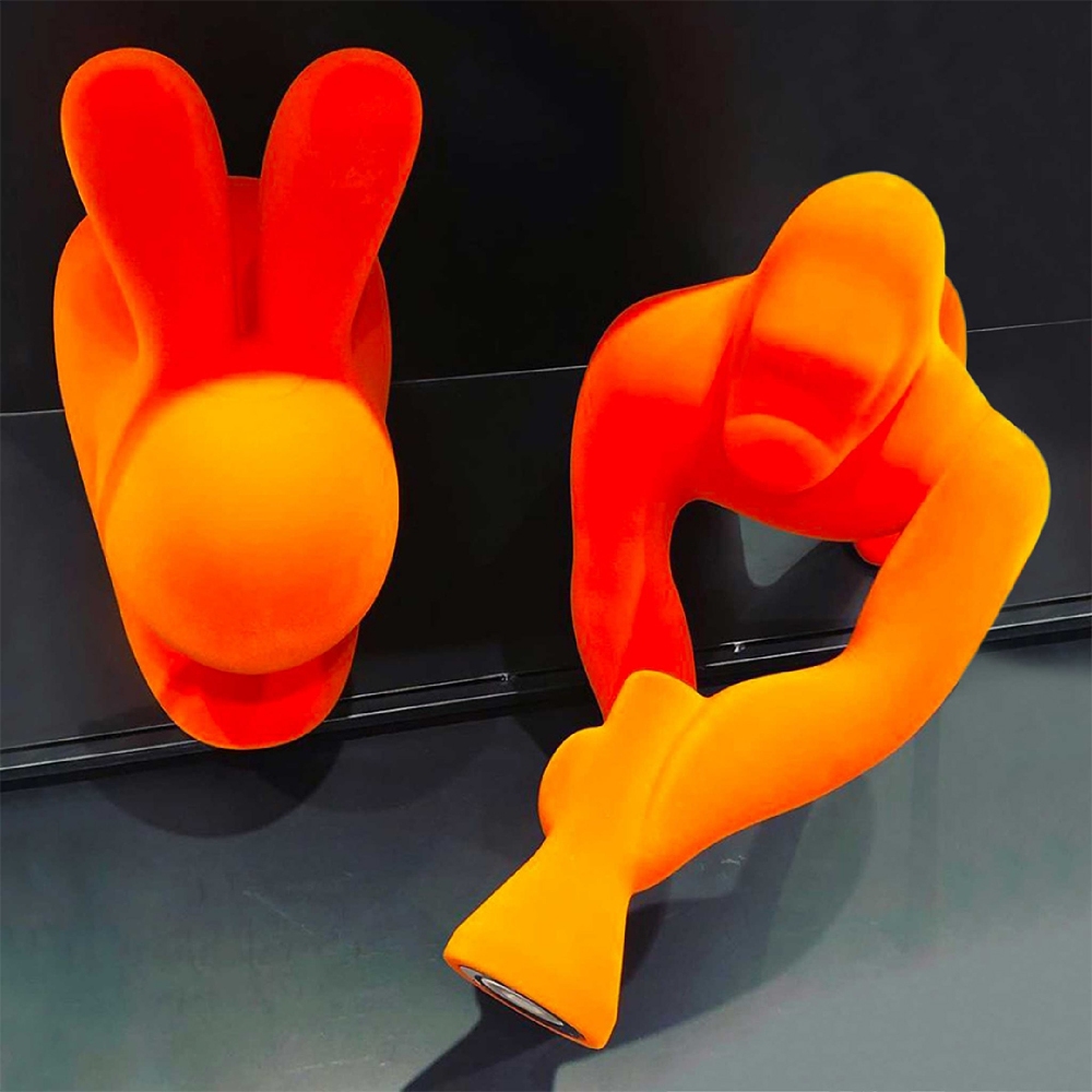 Qeeboo Kong Velvet XS table lamp