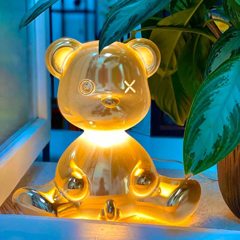 Qeeboo Teddy Boy metal lamp with cable