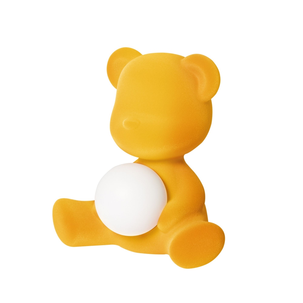 Qeeboo Teddy Girl rechargeable lamp Velvet finish