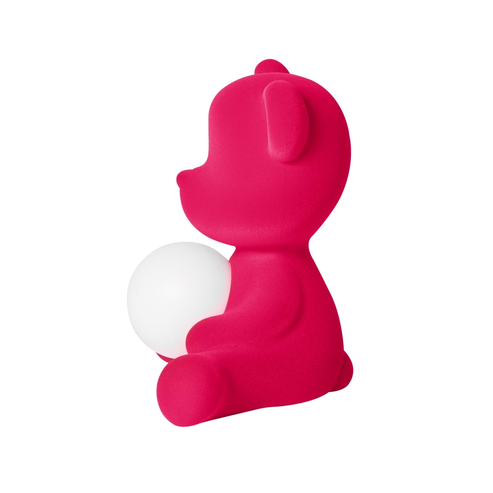 Qeeboo Teddy Girl rechargeable lamp Velvet finish
