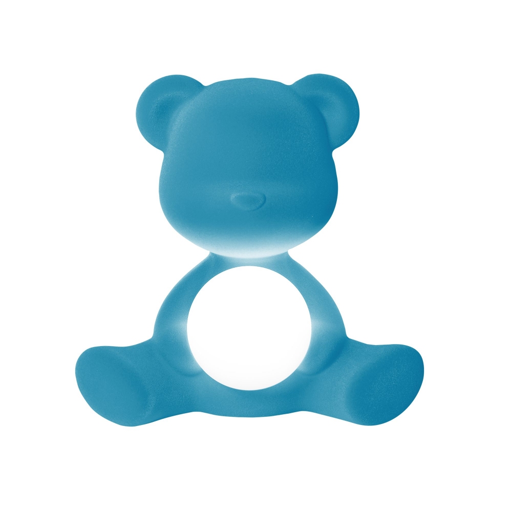 Qeeboo Teddy Girl rechargeable lamp Velvet finish