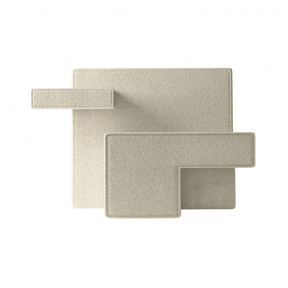 Qeeboo Poltrona Primitive Bouclé