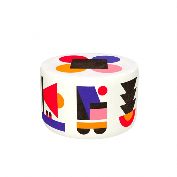 Qeeboo Pouf Oggian Home design white M