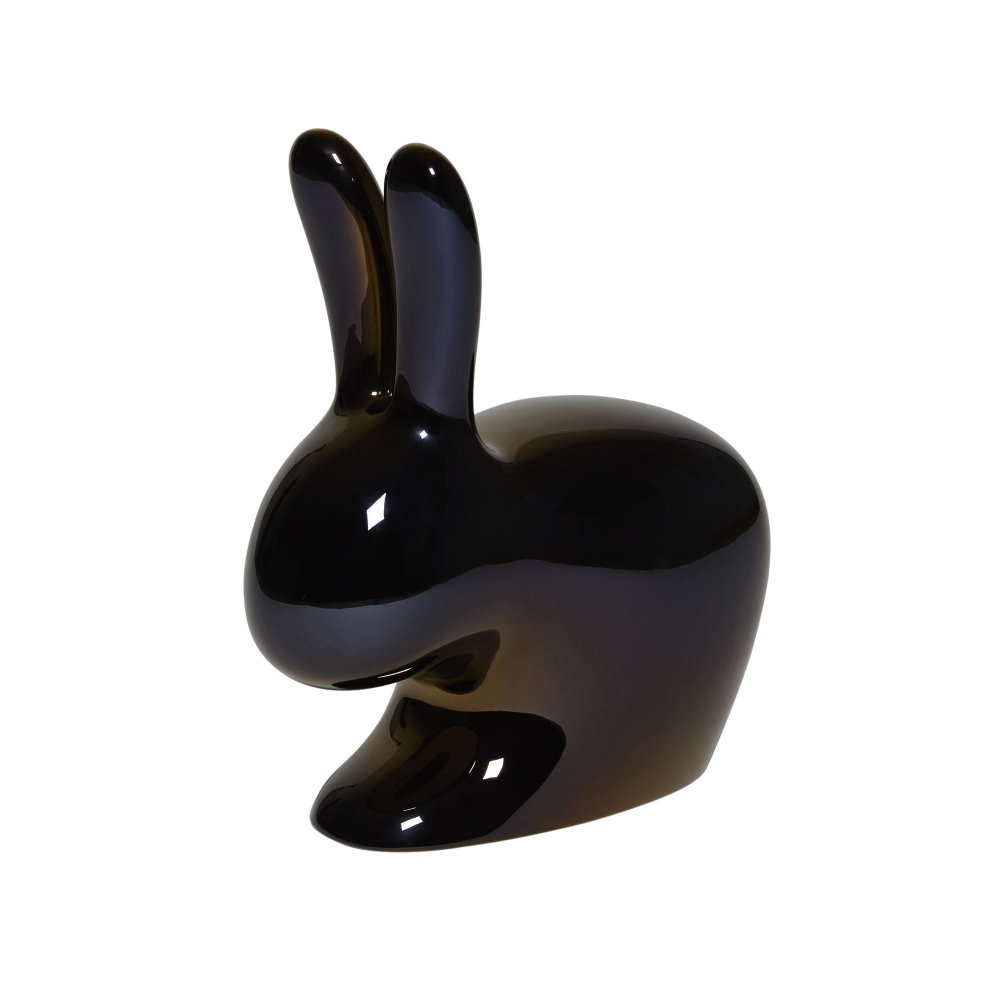 Qeeboo Rabbit metal finish chair