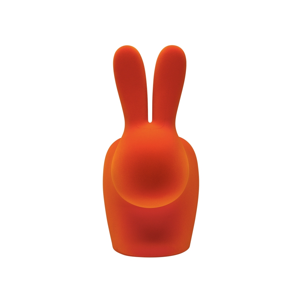 Qeeboo Rabbit children's chair Velvet finish