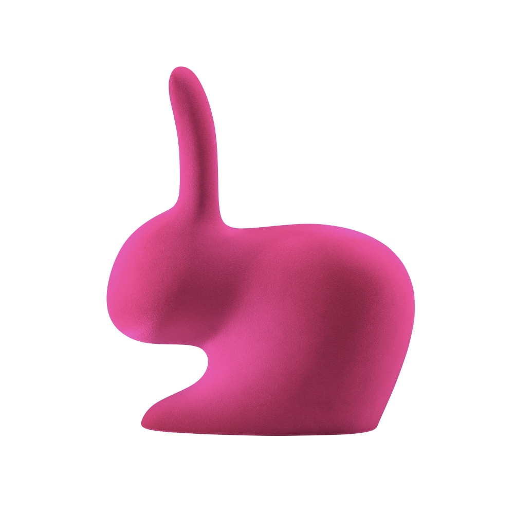 Qeeboo Rabbit children's chair Velvet...