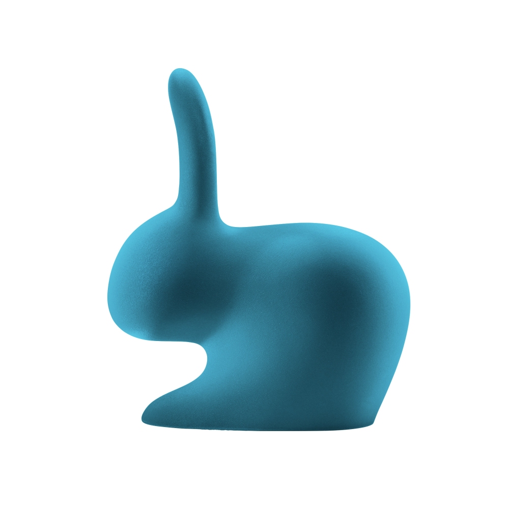 Qeeboo Rabbit children's chair Velvet...