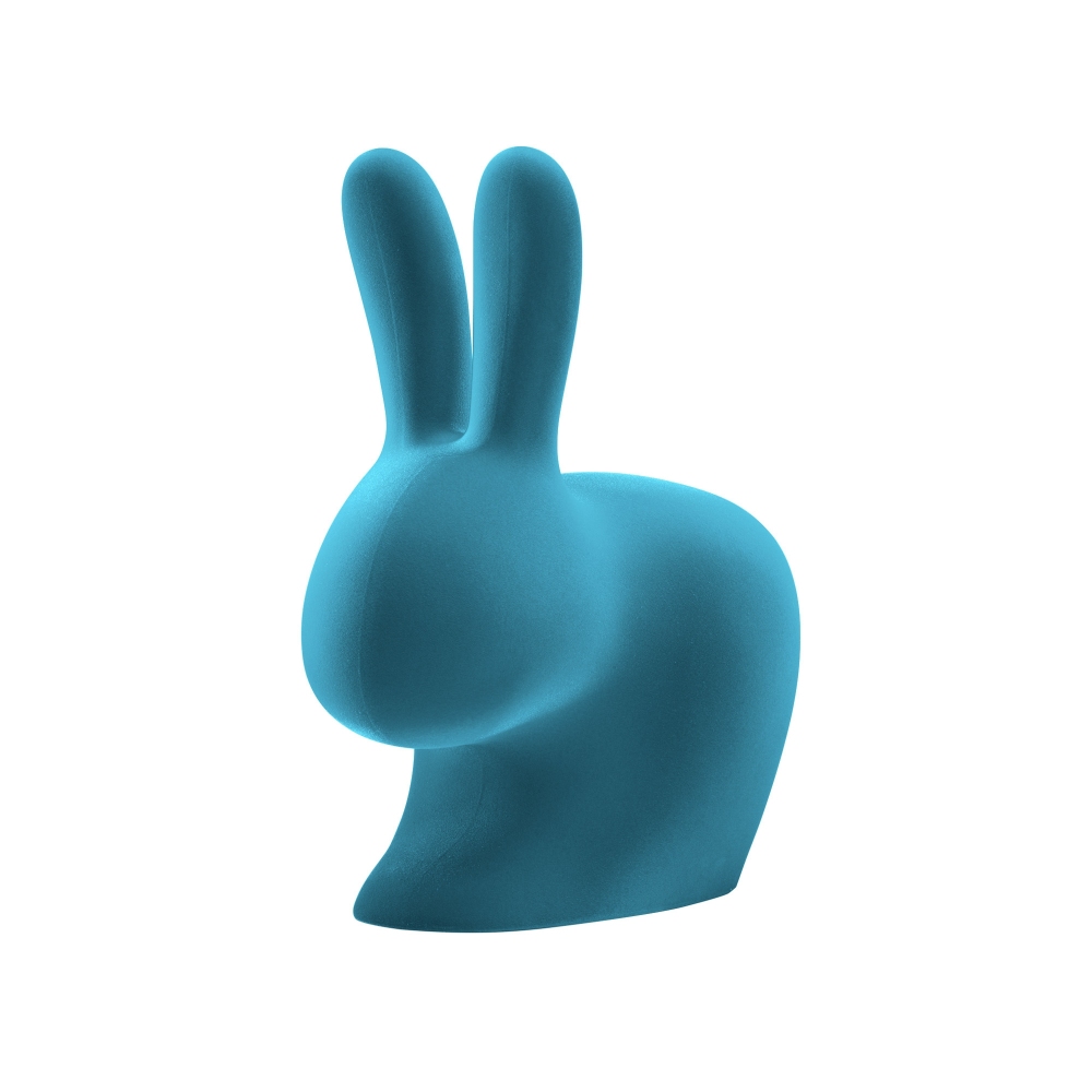 Qeeboo Sedia Rabbit finitura Velvet