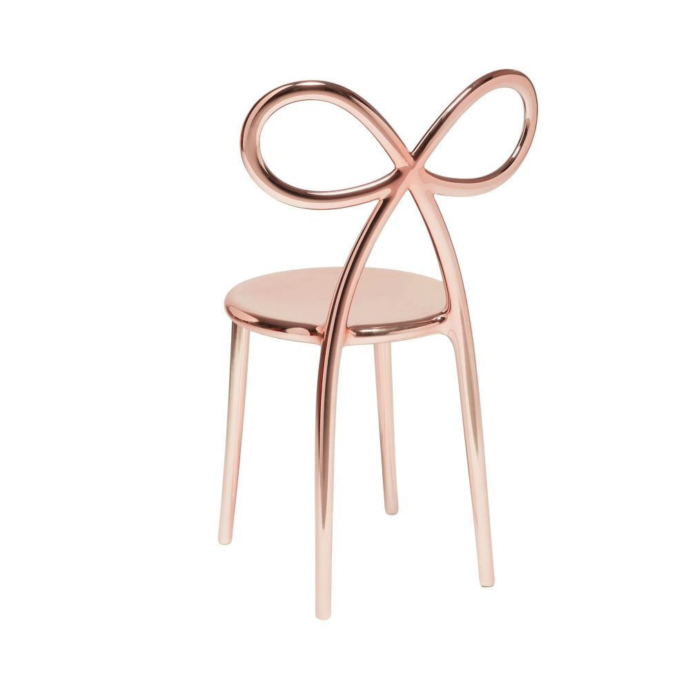 Qeeboo Sedia Ribbon finitura metal