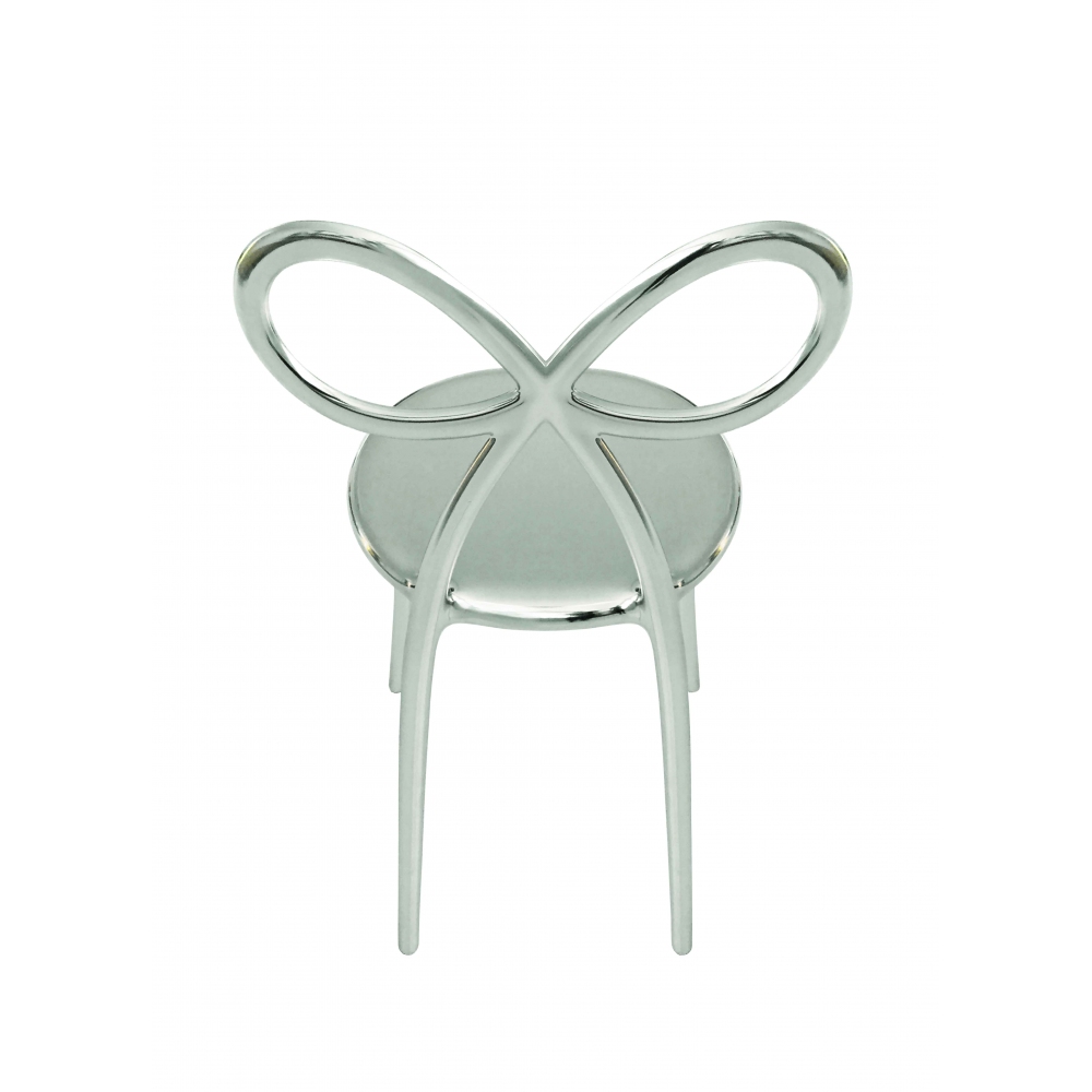Qeeboo Sedia Ribbon finitura metal