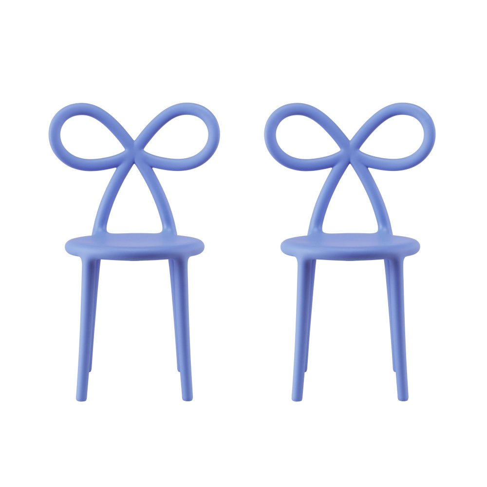 Qeeboo Set of 2 Ribbon children's chairs