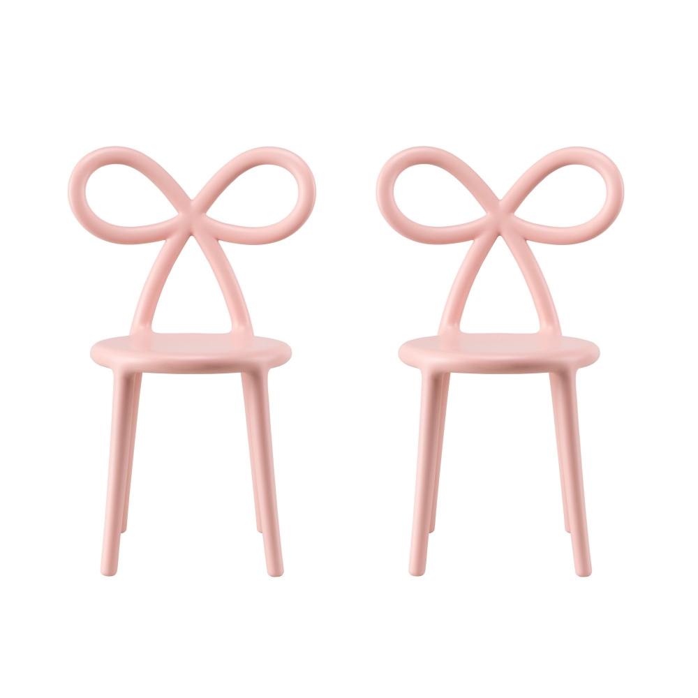 Qeeboo Set of 2 Ribbon children's chairs