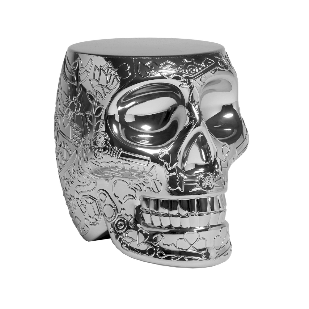 Qeeboo Mexico Metal finish stool/side table